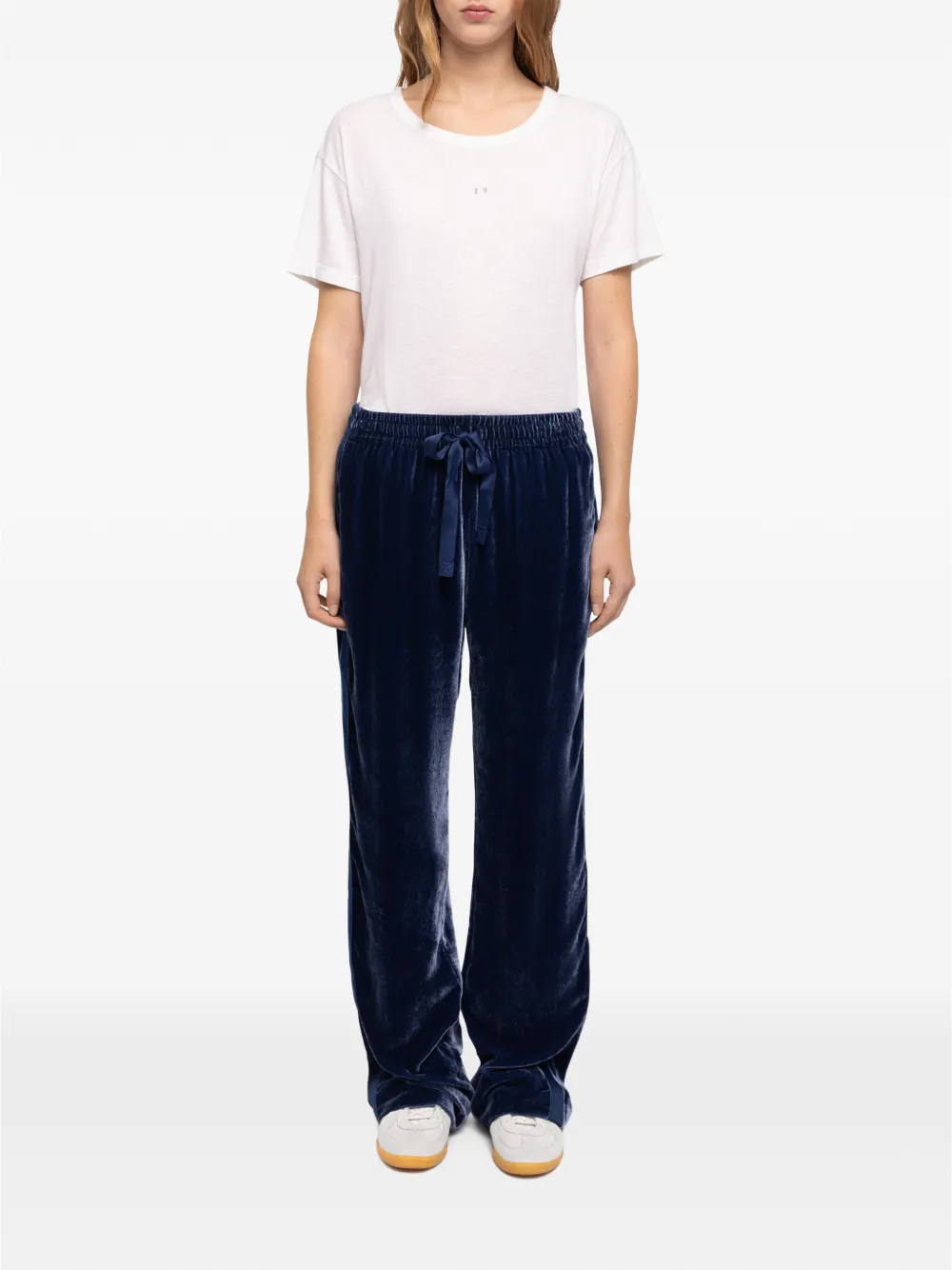 Zadig&Voltaire Poma fluwelen broek Blauw