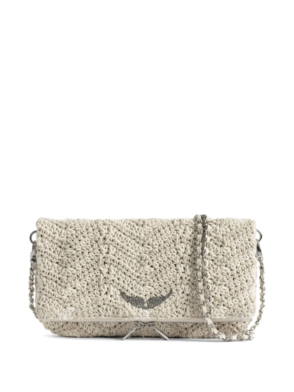 Zadig&Voltaire Rock Macrame cross body bag - Toni neutri