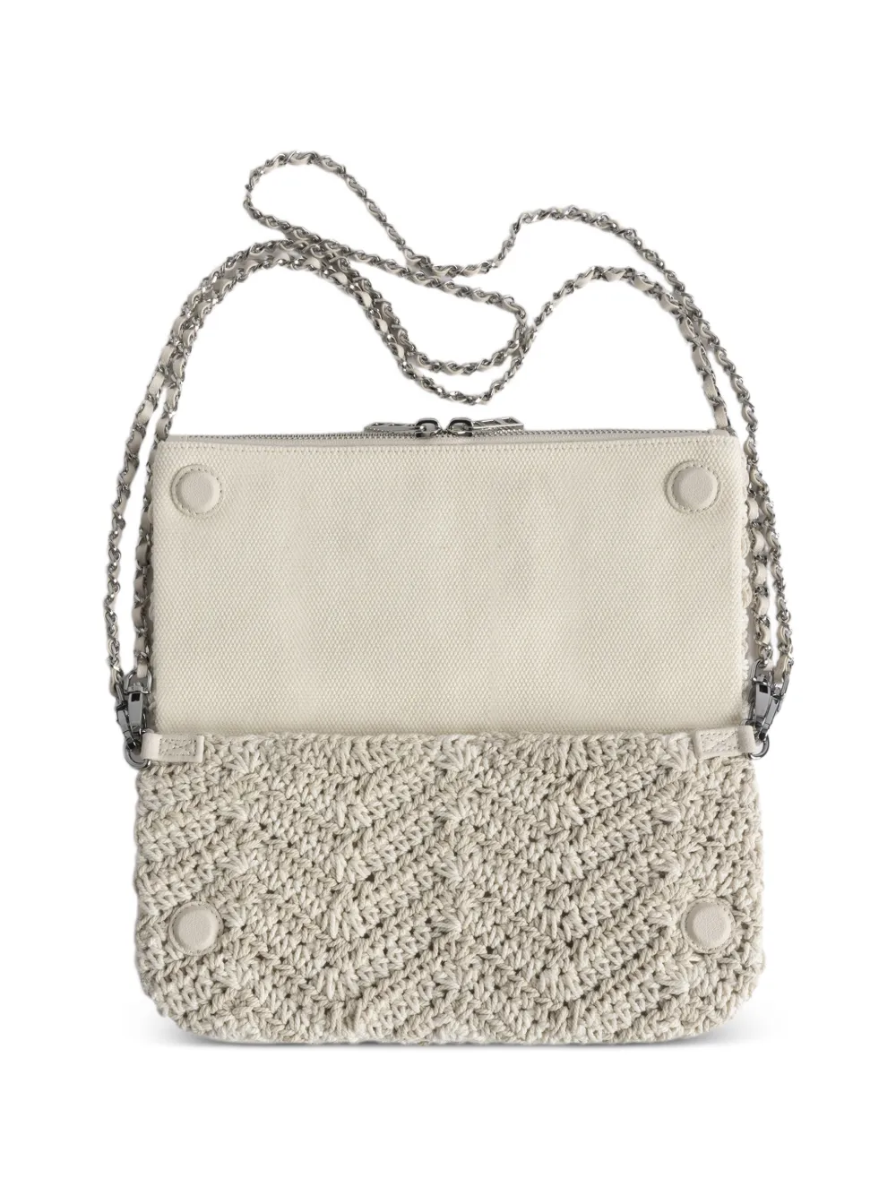 Zadig&Voltaire Rock Macrame crossbodytas Beige