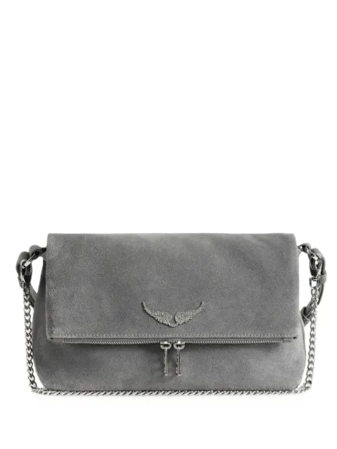Zadig&Voltaire Rocky II suede shoulder bag
