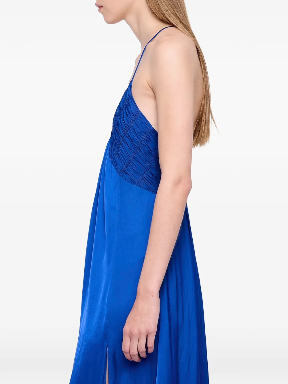 Zadig&Voltaire Rayonne satijnen jurk Blauw