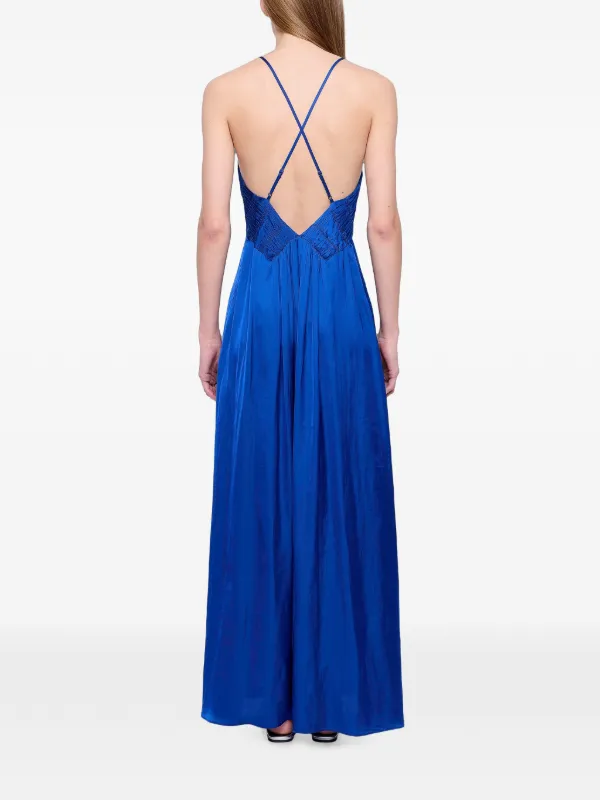 rayonne satin dress Zadig&Voltaire Rayonne Satin Dress | Blue