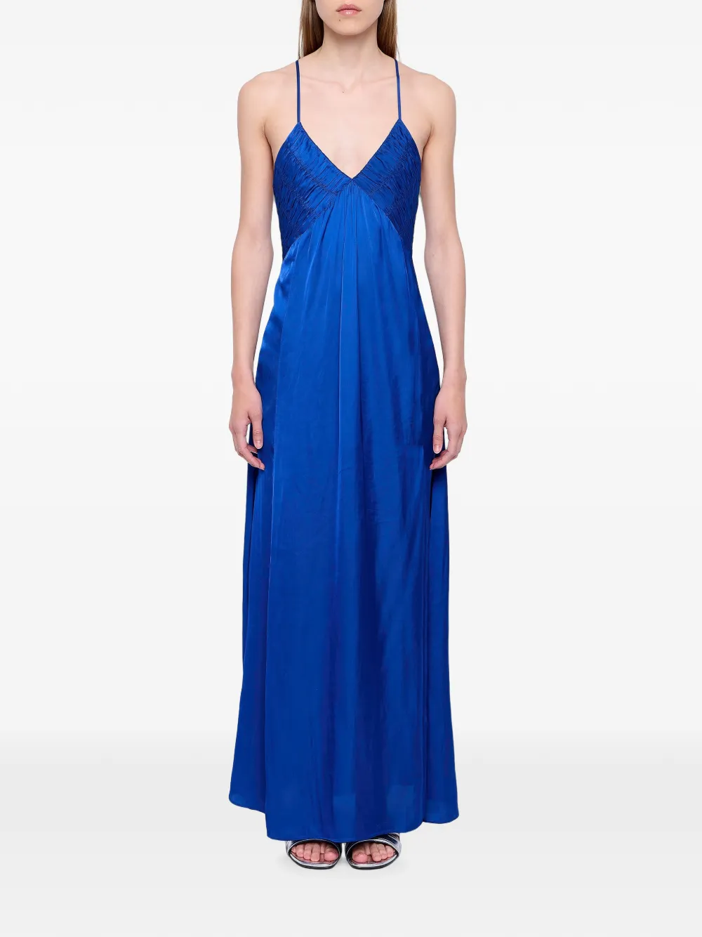 Zadig&Voltaire Rayonne satijnen jurk Blauw