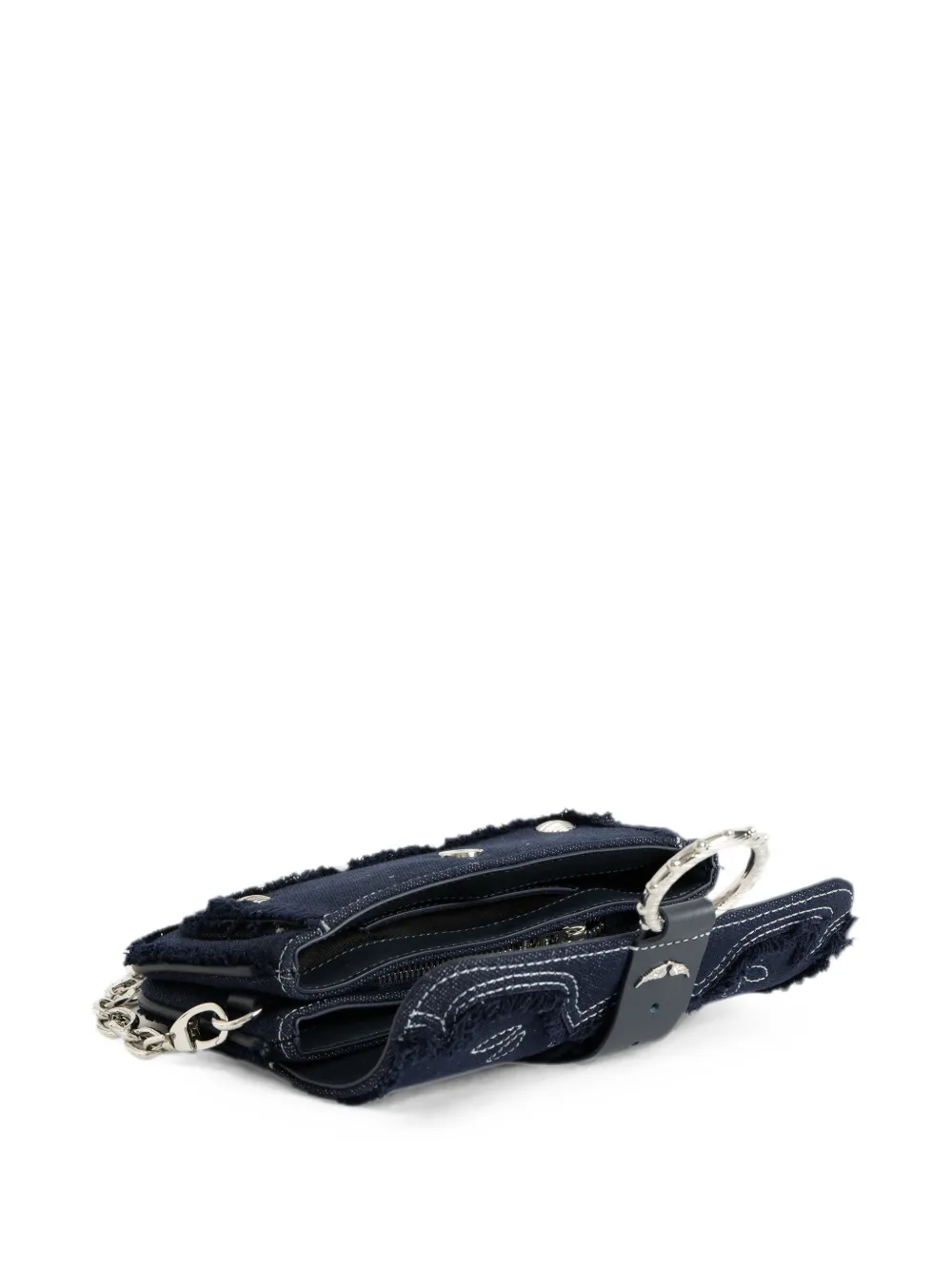 Zadig&Voltaire Kate denim portemonnee Blauw