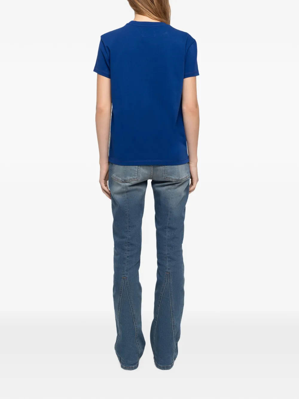 Zadig&Voltaire Mick T-shirt verfraaid met stras Blauw
