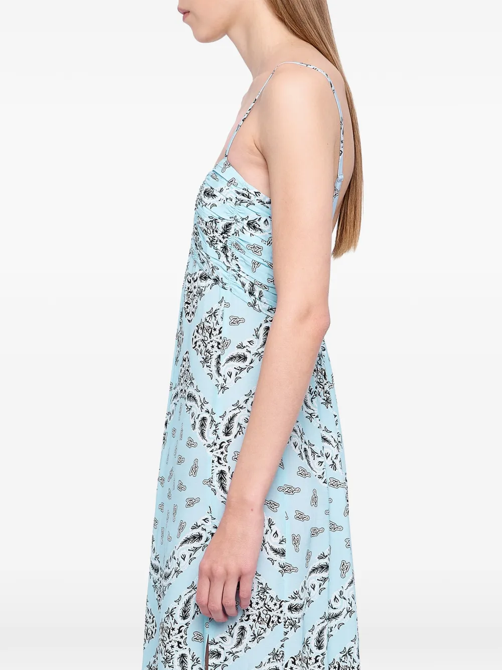 Zadig&Voltaire Rippie jurk Blauw
