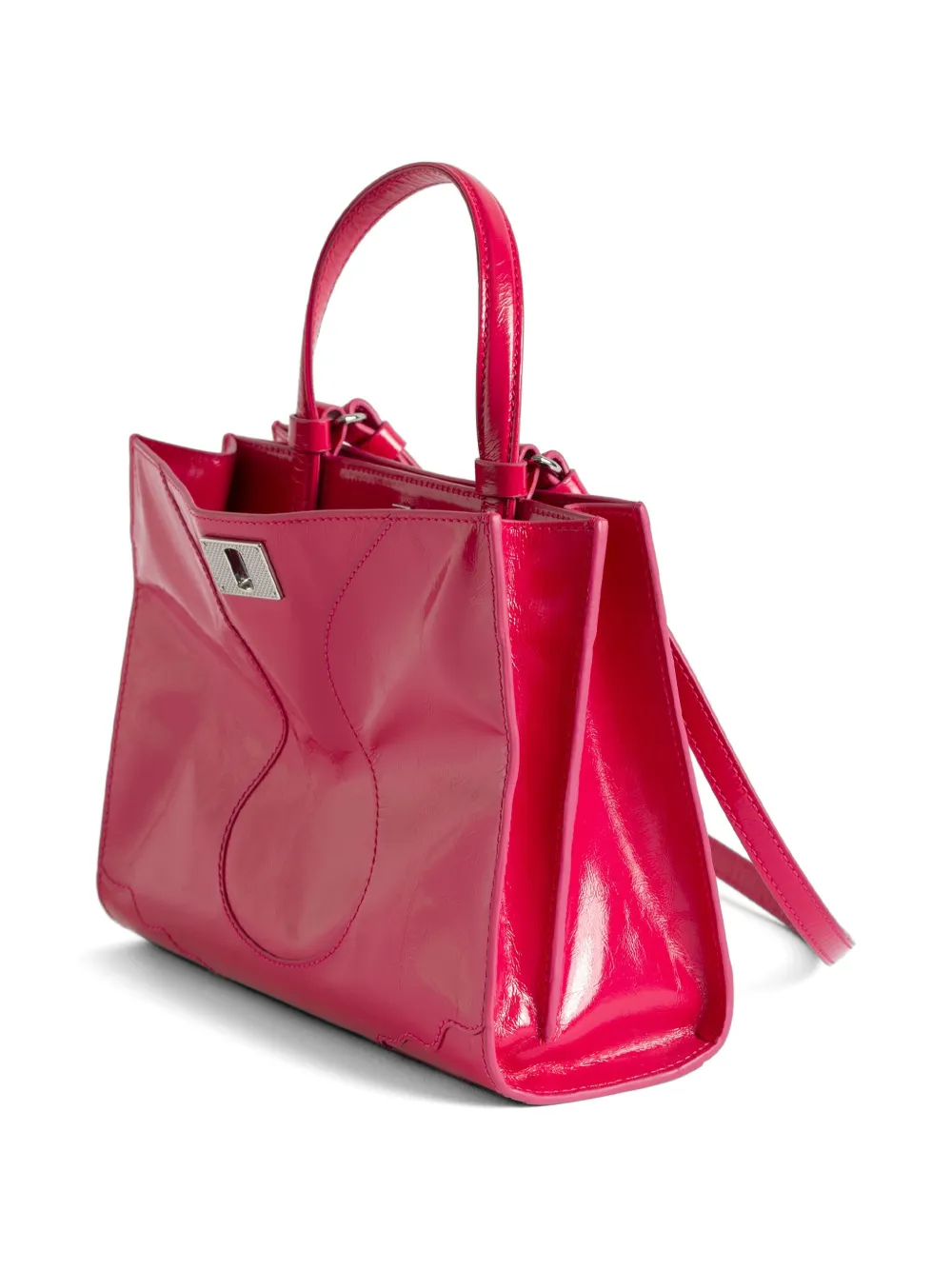 Zadig&Voltaire Jack gelakte mini-tas Roze