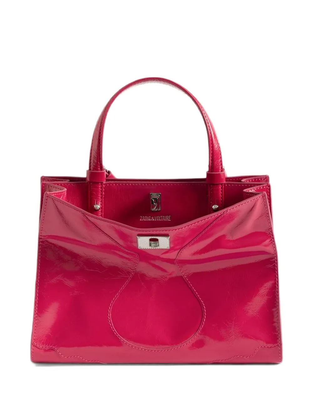 Zadig&Voltaire Jack lakleren mini-tas Roze
