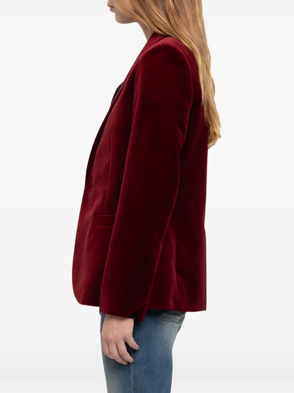 Zadig&Voltaire Fluwelen blazer Rood