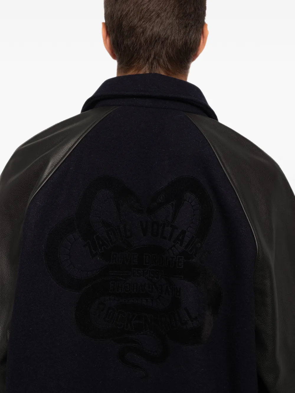 Zadig&Voltaire Benjy leather jacket Zwart