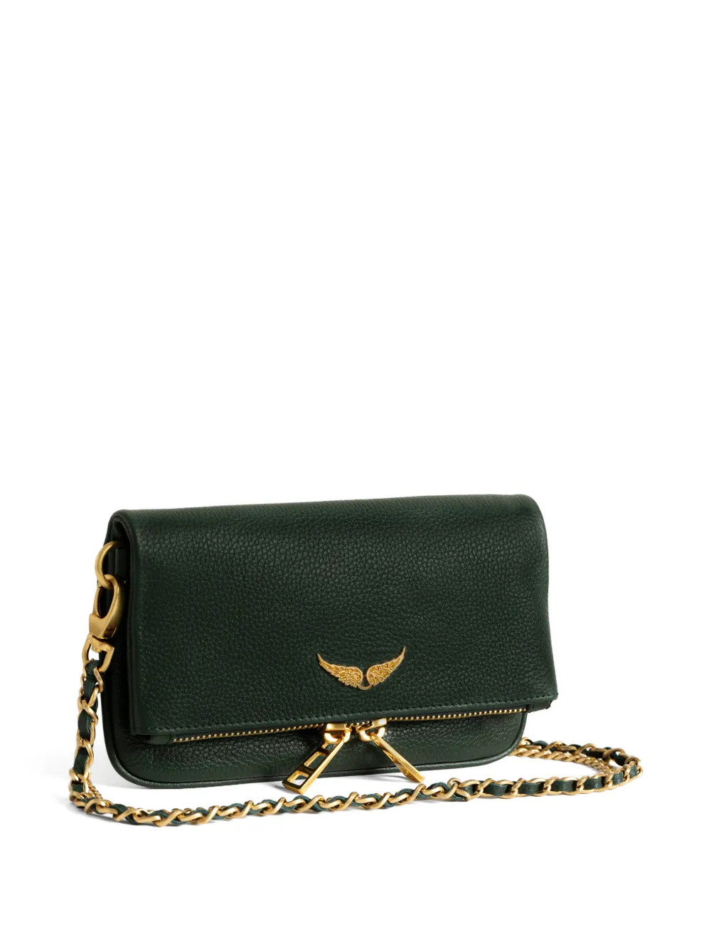 Zadig&Voltaire Rock Nano mini-clutch Groen