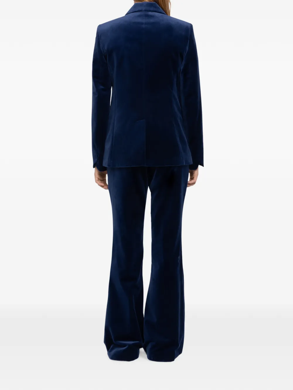 Zadig&Voltaire Fluwelen blazer met enkele rij knopen Blauw