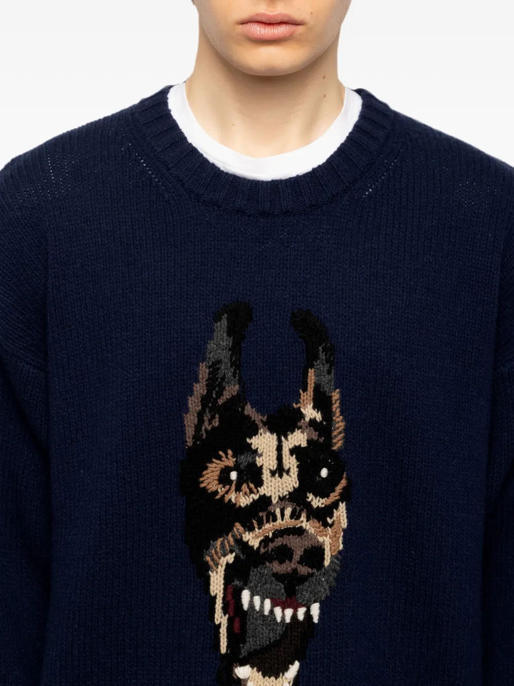 Zadig&Voltaire Swonny wollen trui Blauw