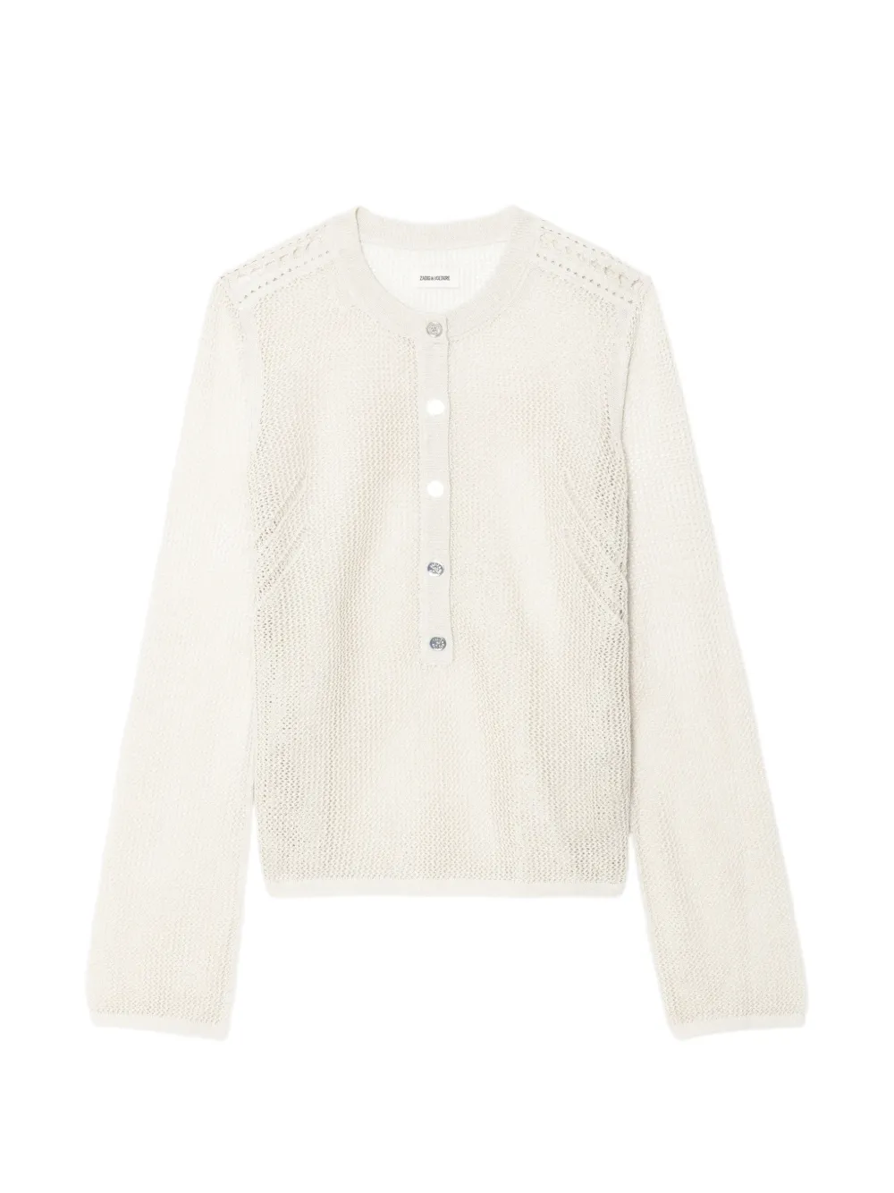 Zadig&Voltaire Mandala open-knit sweater - Toni neutri