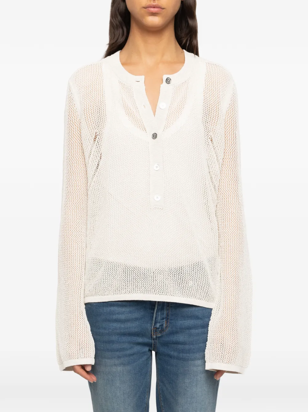 Zadig&Voltaire Mandala trui Beige