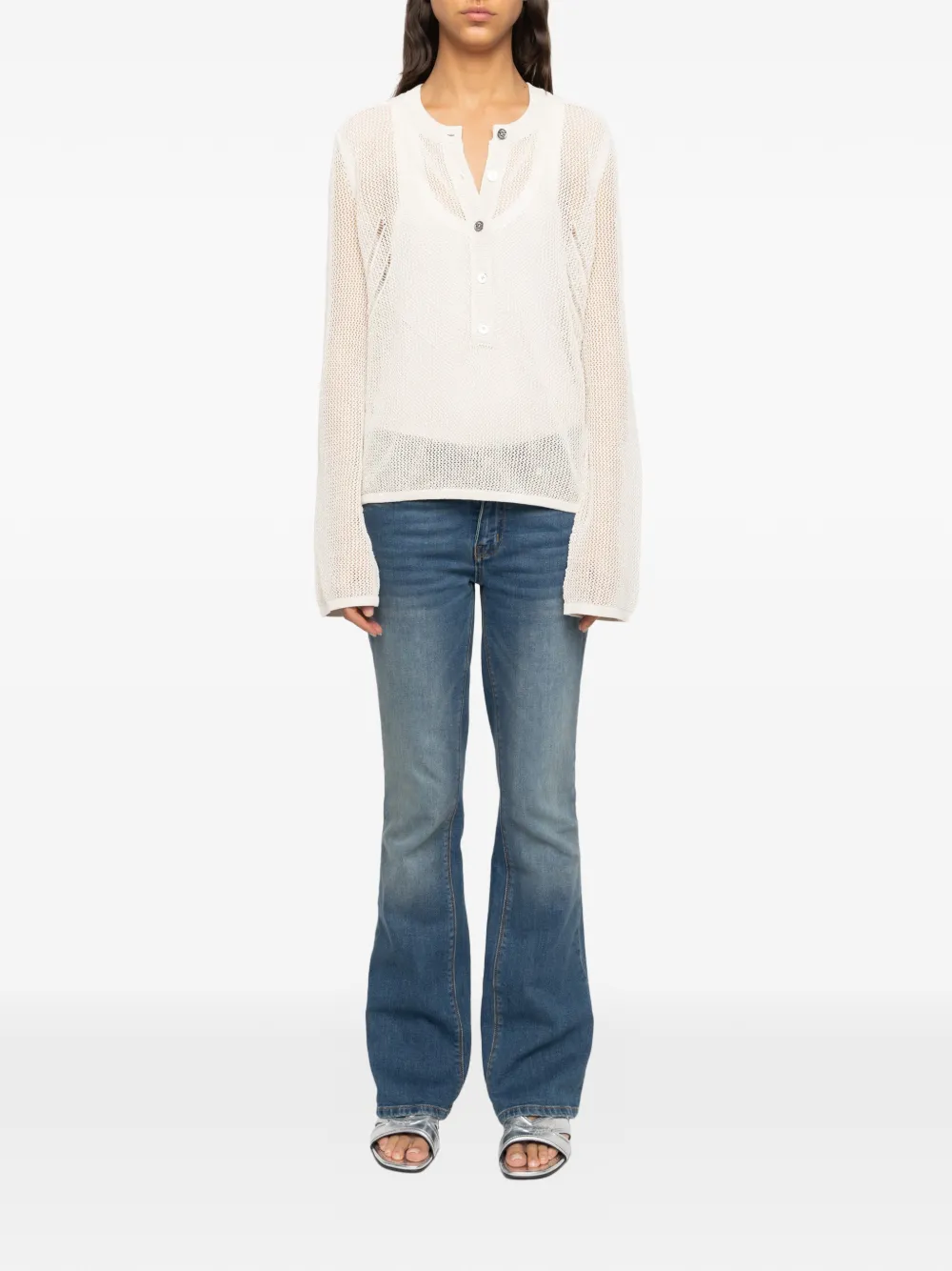 Zadig&Voltaire Mandala trui Beige