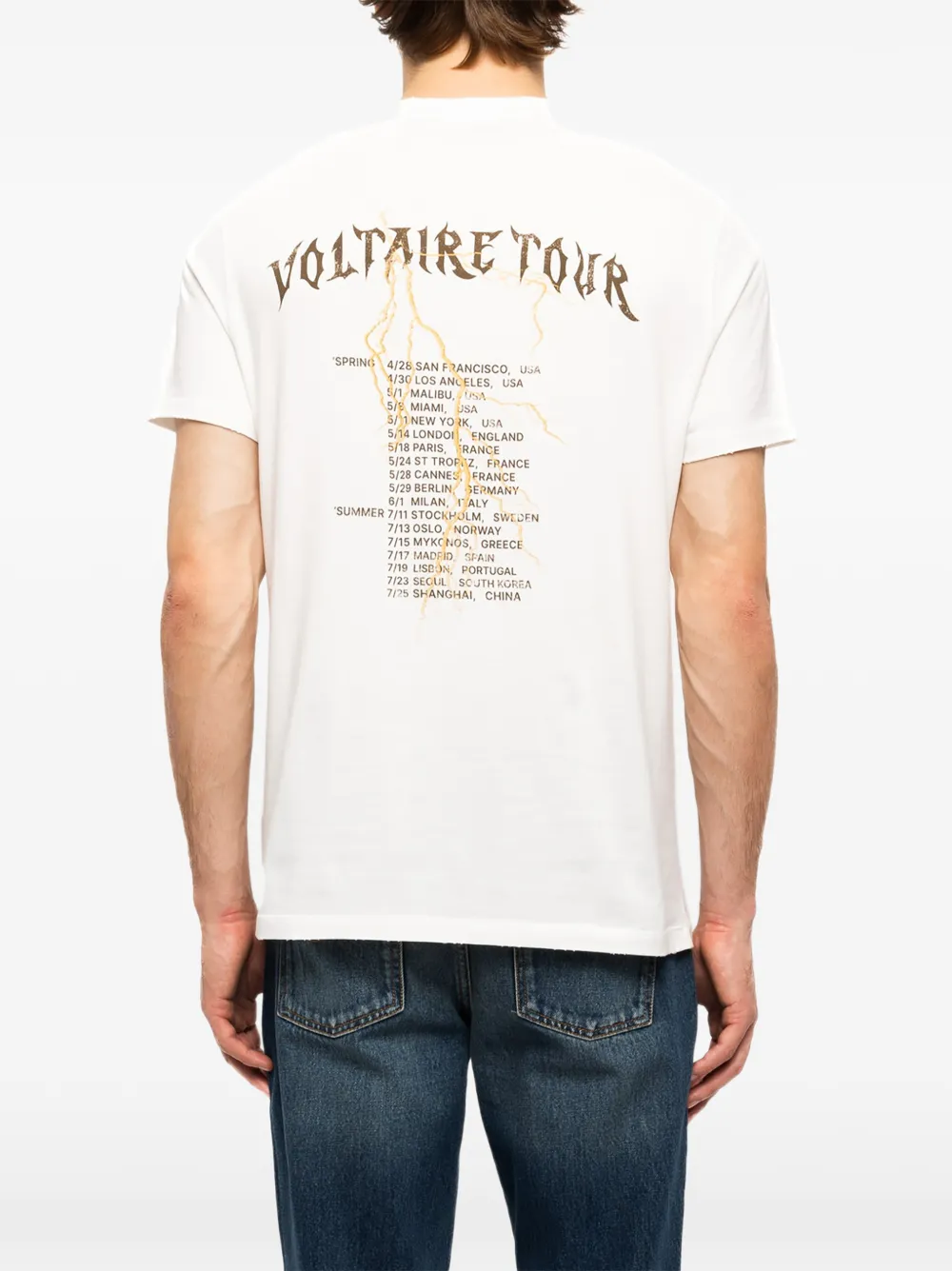 Zadig&Voltaire Jimmy T-shirt Wit