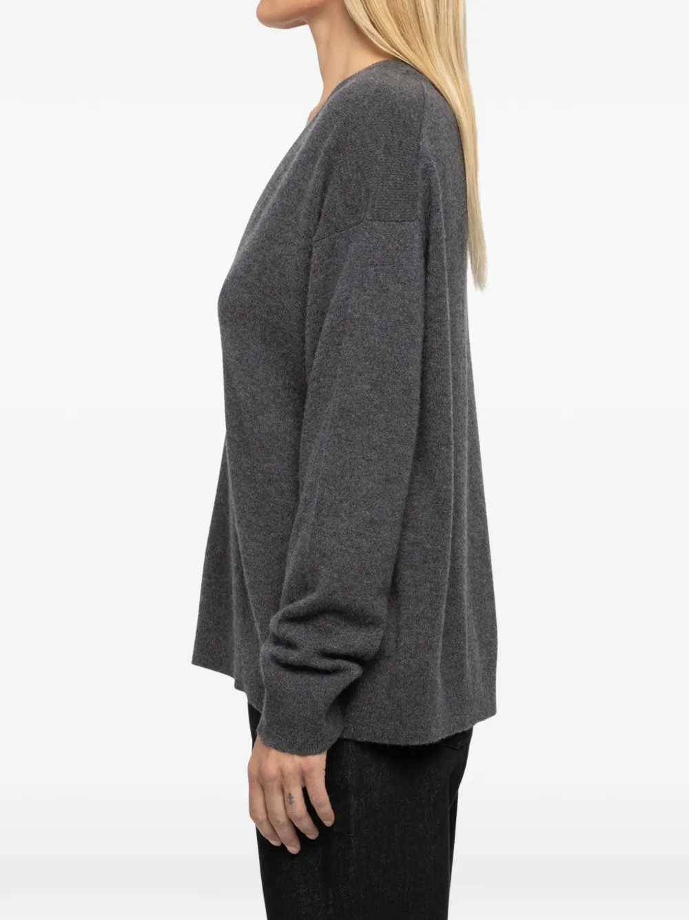 Zadig&Voltaire Mikyz kasjmier trui Grijs