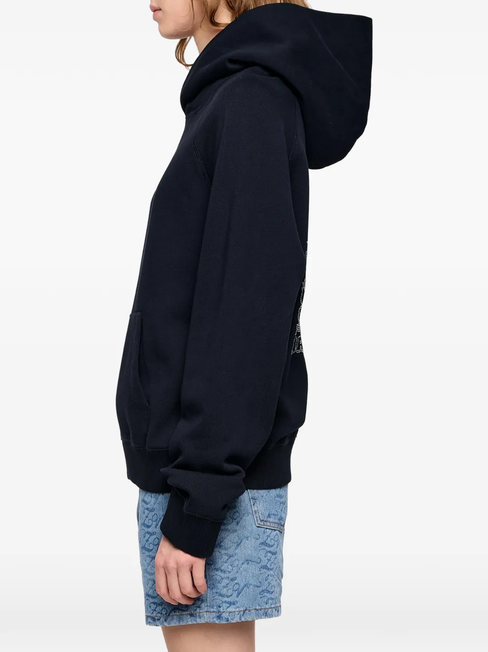 Zadig&Voltaire Georgy hoodie verfraaid met stras Blauw