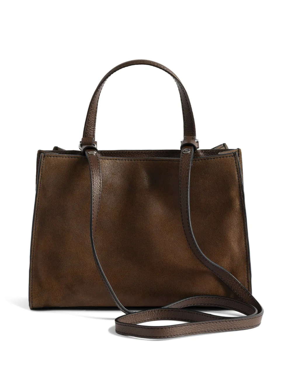 Zadig&Voltaire Jack leren mini-tas Bruin