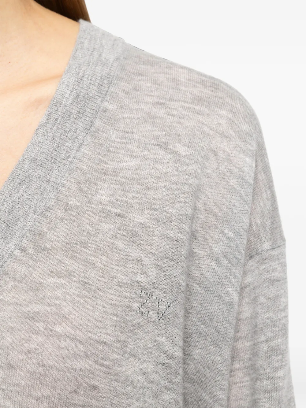 Zadig&Voltaire Swyny trui 100% kasjmier Grijs