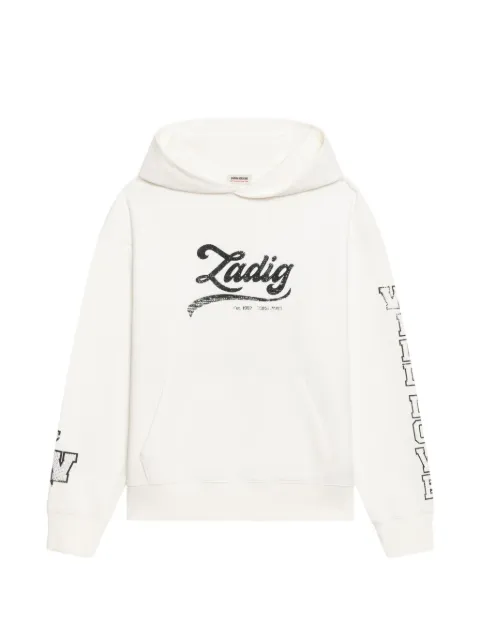 Zadig&Voltaire stras-embellished graphic hoodie