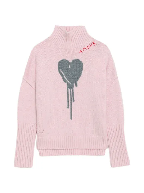 Zadig & Voltaire Kids Almi Heart Pullover