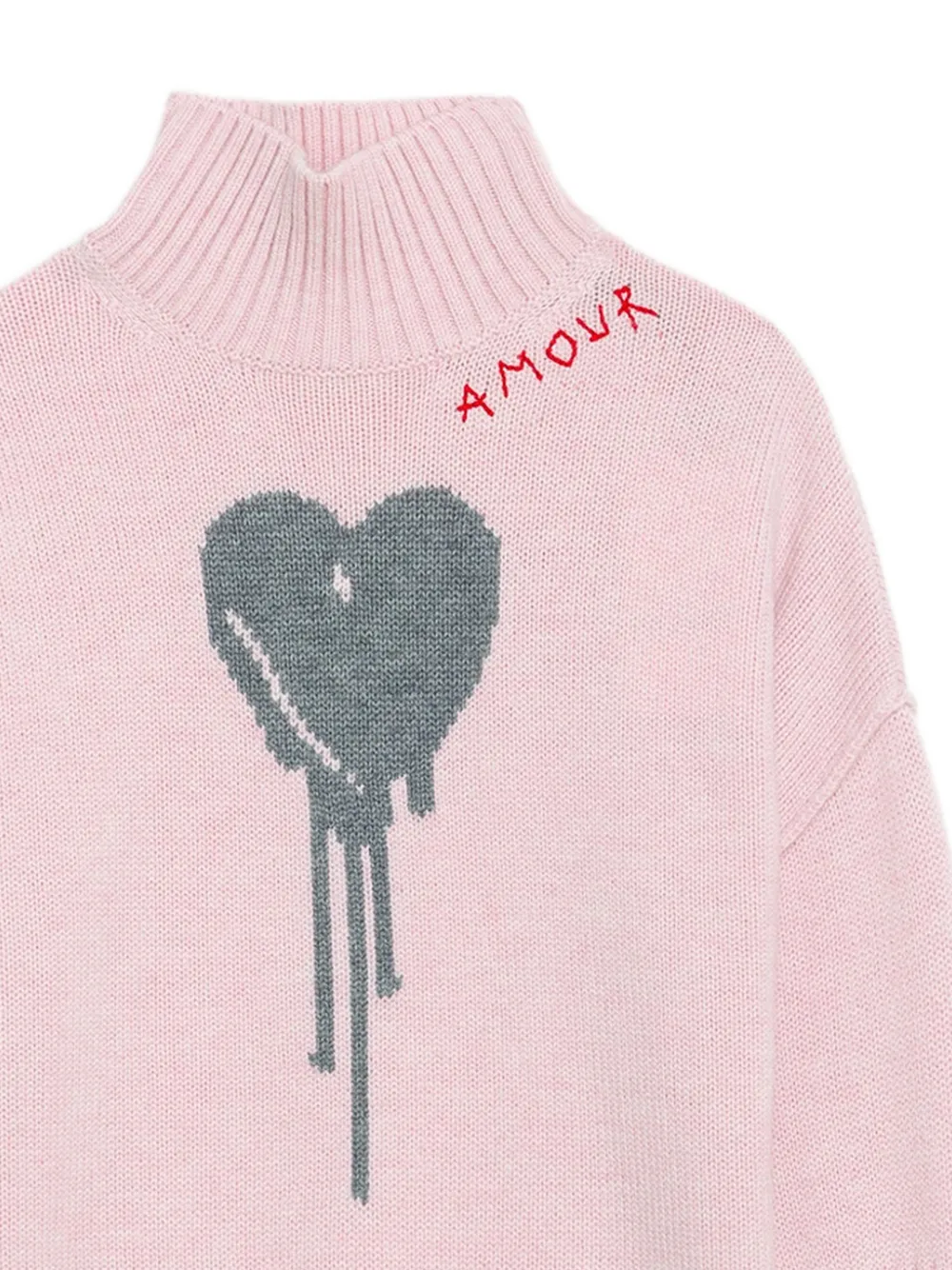 Zadig & Voltaire Kids Almi Heart trui Roze