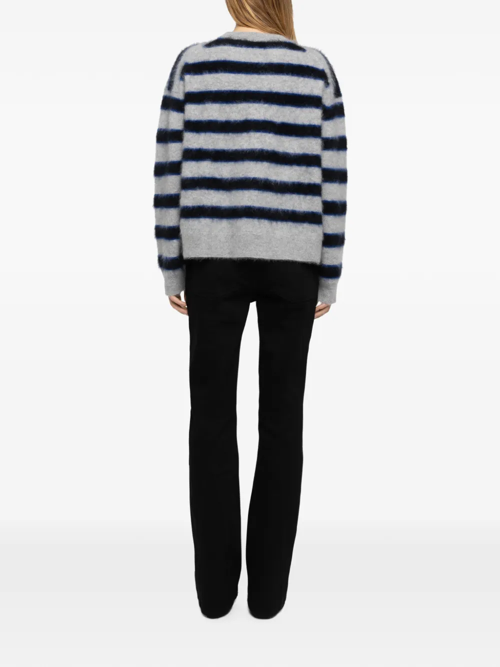 Zadig&Voltaire Markuz trui van 100% kasjmier Grijs