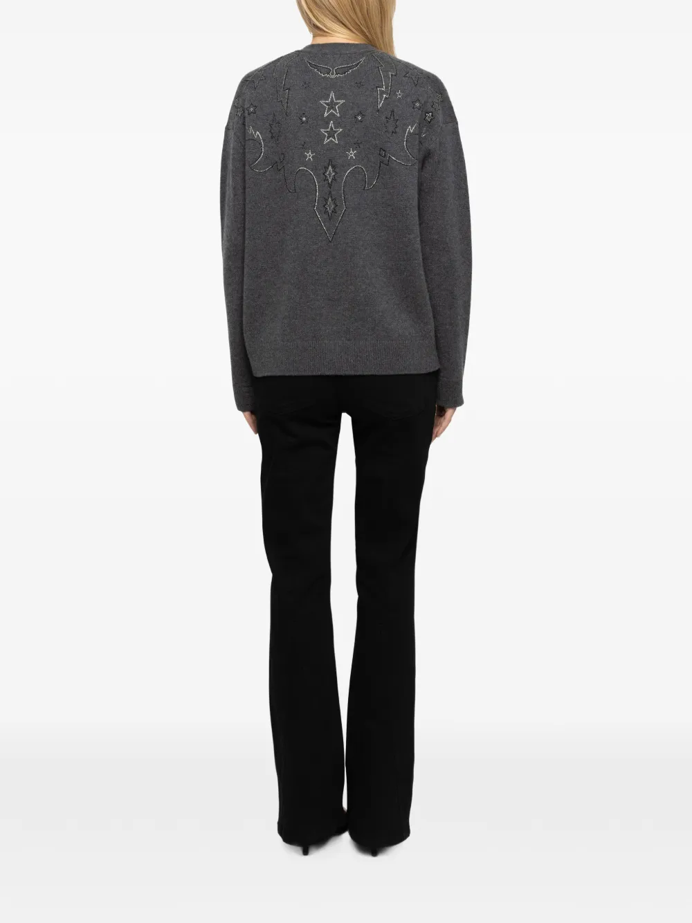 Zadig&Voltaire Mirkaz kasjmier vest Grijs