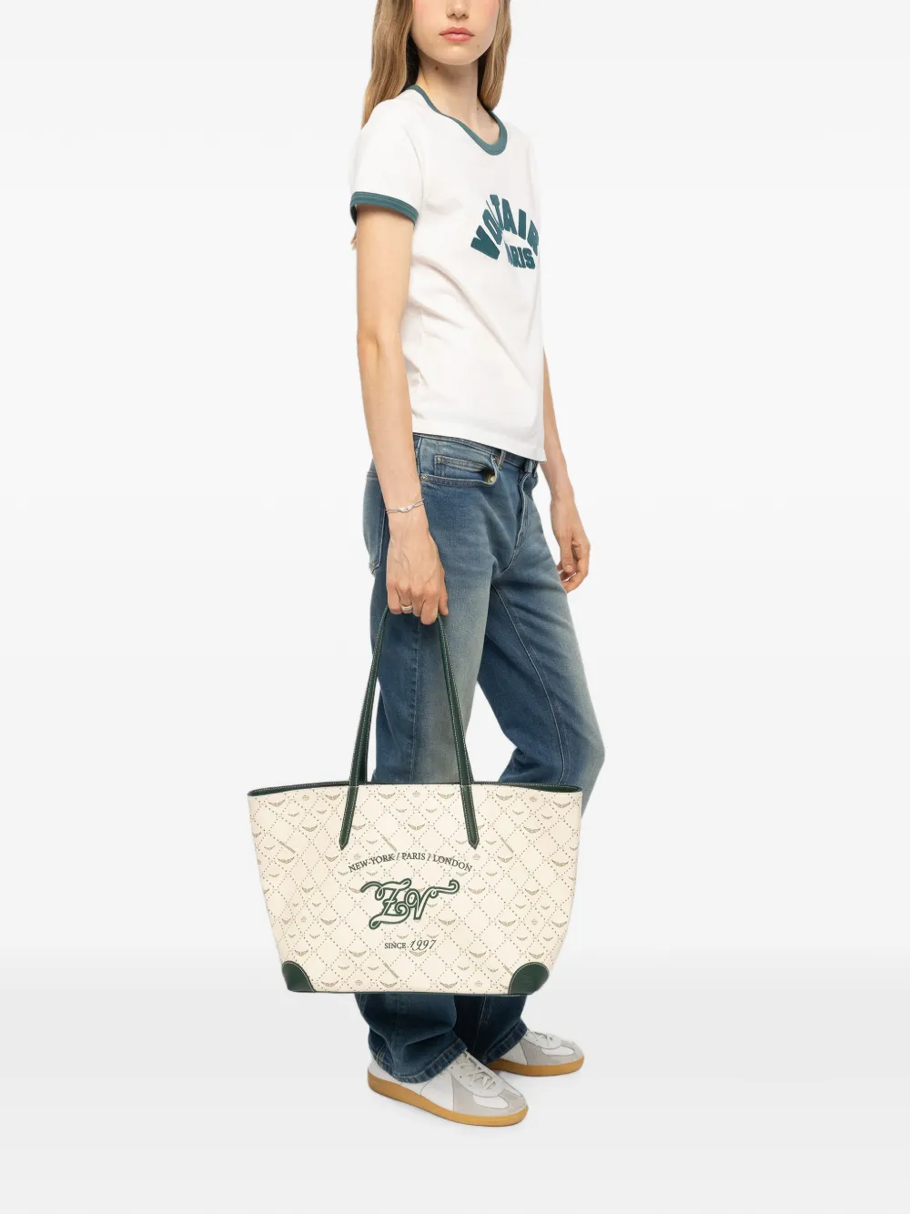Zadig&Voltaire Z tennistas met monogram Beige