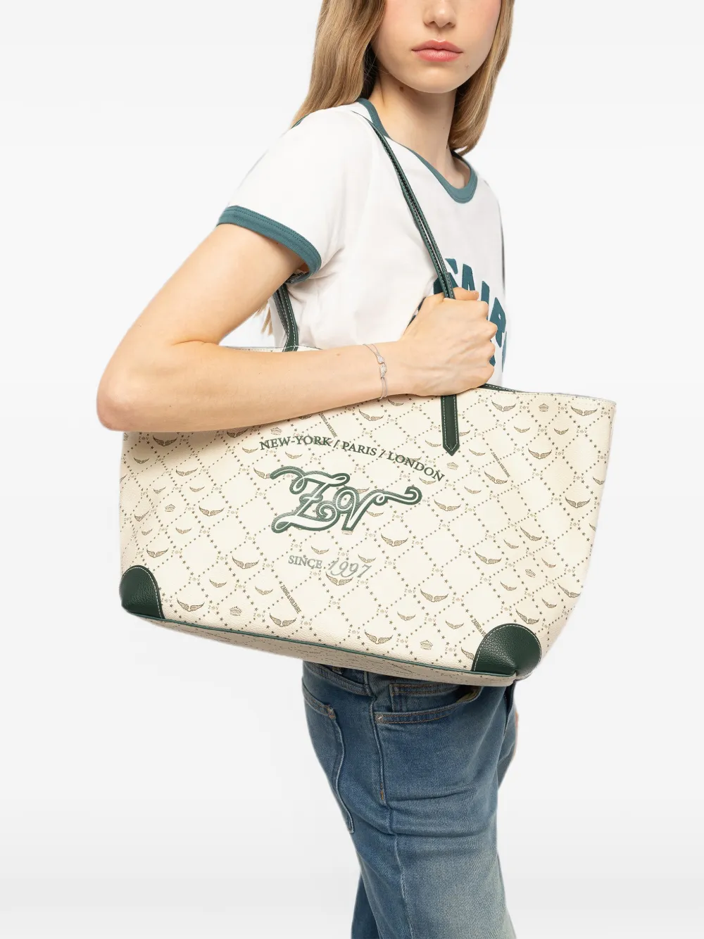 Zadig&Voltaire Z tennistas met monogram Beige