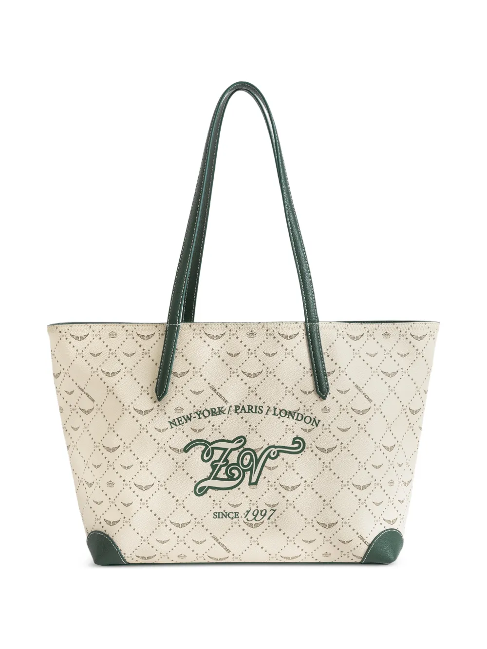 Zadig&Voltaire Z shopper monogram tennis bag - Toni neutri
