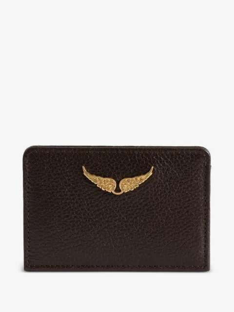 Zadig&Voltaire ZV Pass grained leather card holder