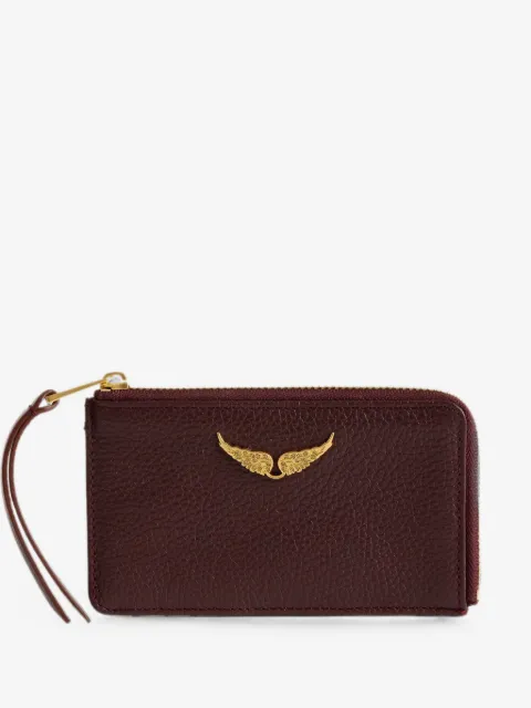 Zadig&Voltaire grained-leather card holder 