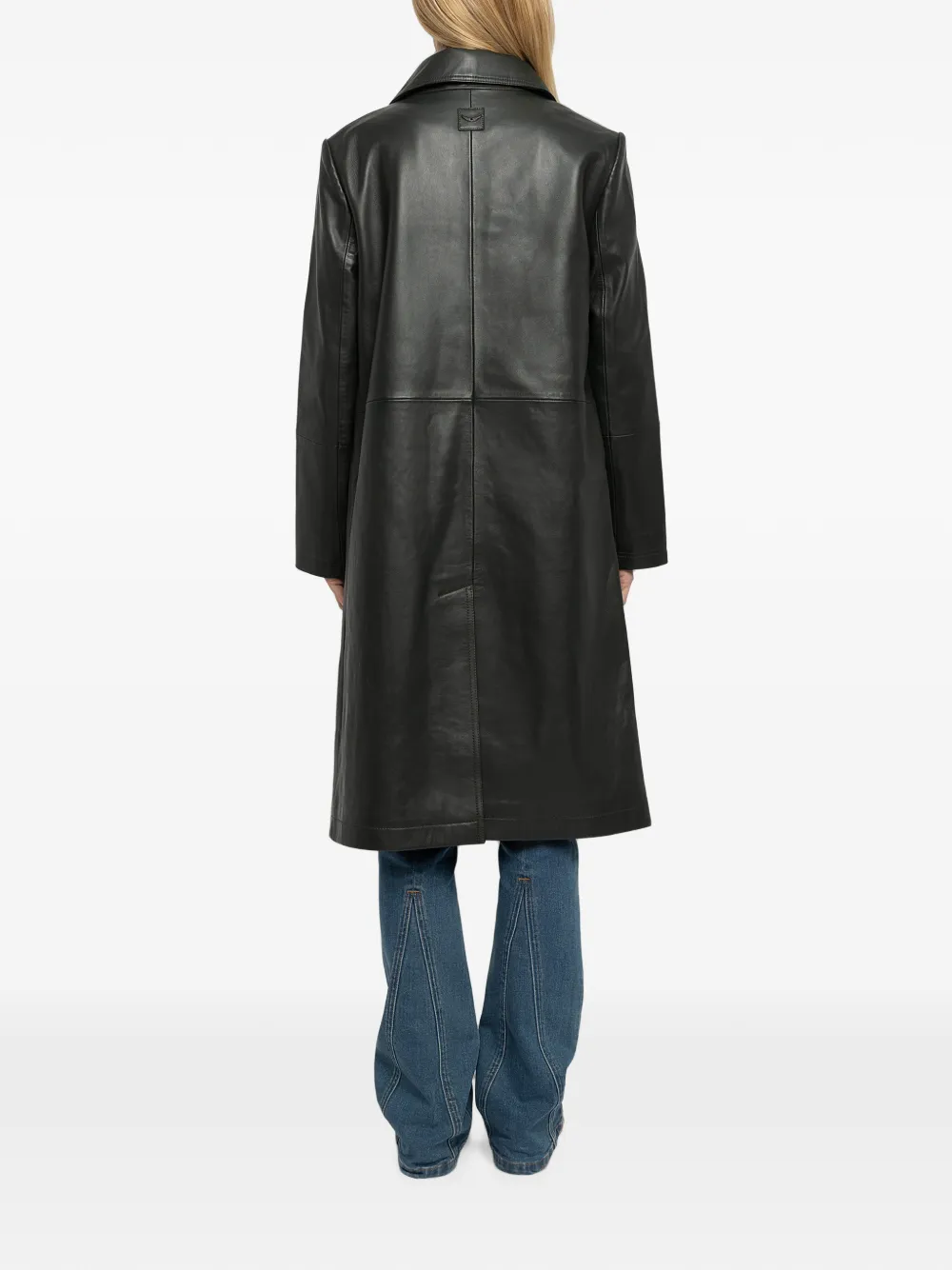 Zadig&Voltaire Mentlyr leren jas Zwart