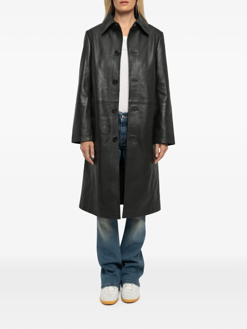 Zadig&Voltaire Mentlyr leren jas Zwart