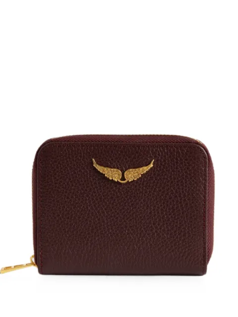 Zadig&Voltaire mini ZV grained leather wallet