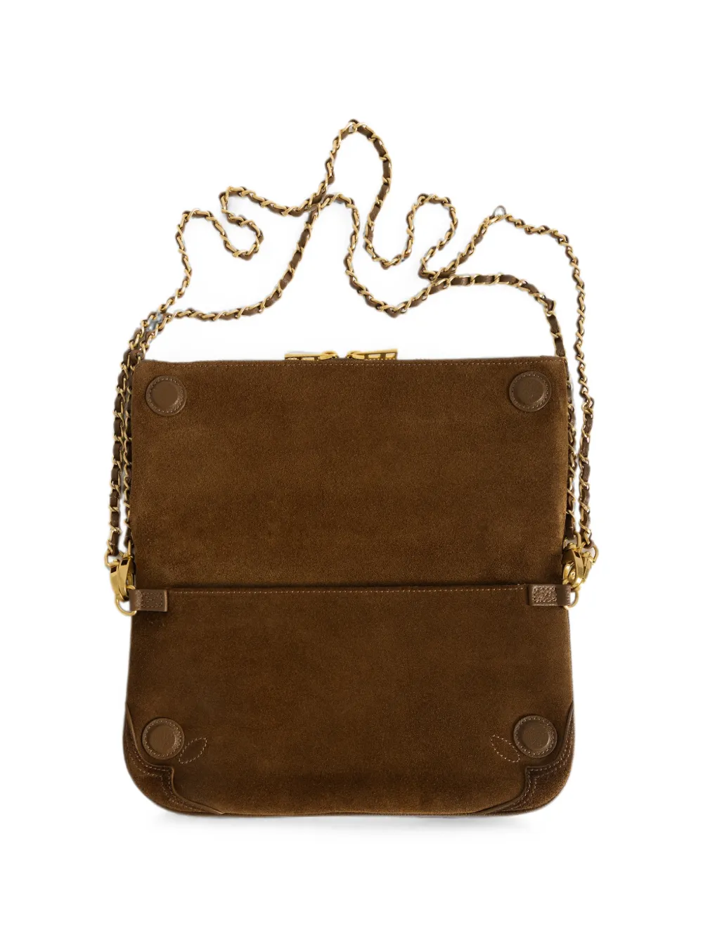 Zadig&Voltaire Rock Western clutch Bruin
