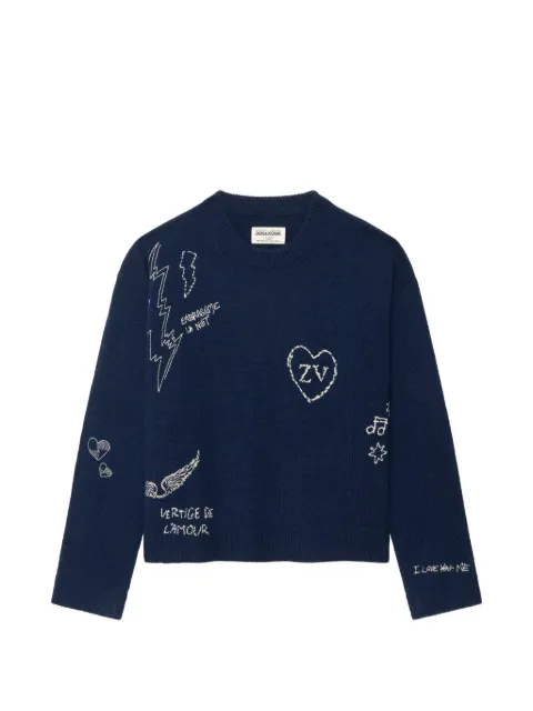 Zadig&Voltaire Markuz jumper 100% cashmere