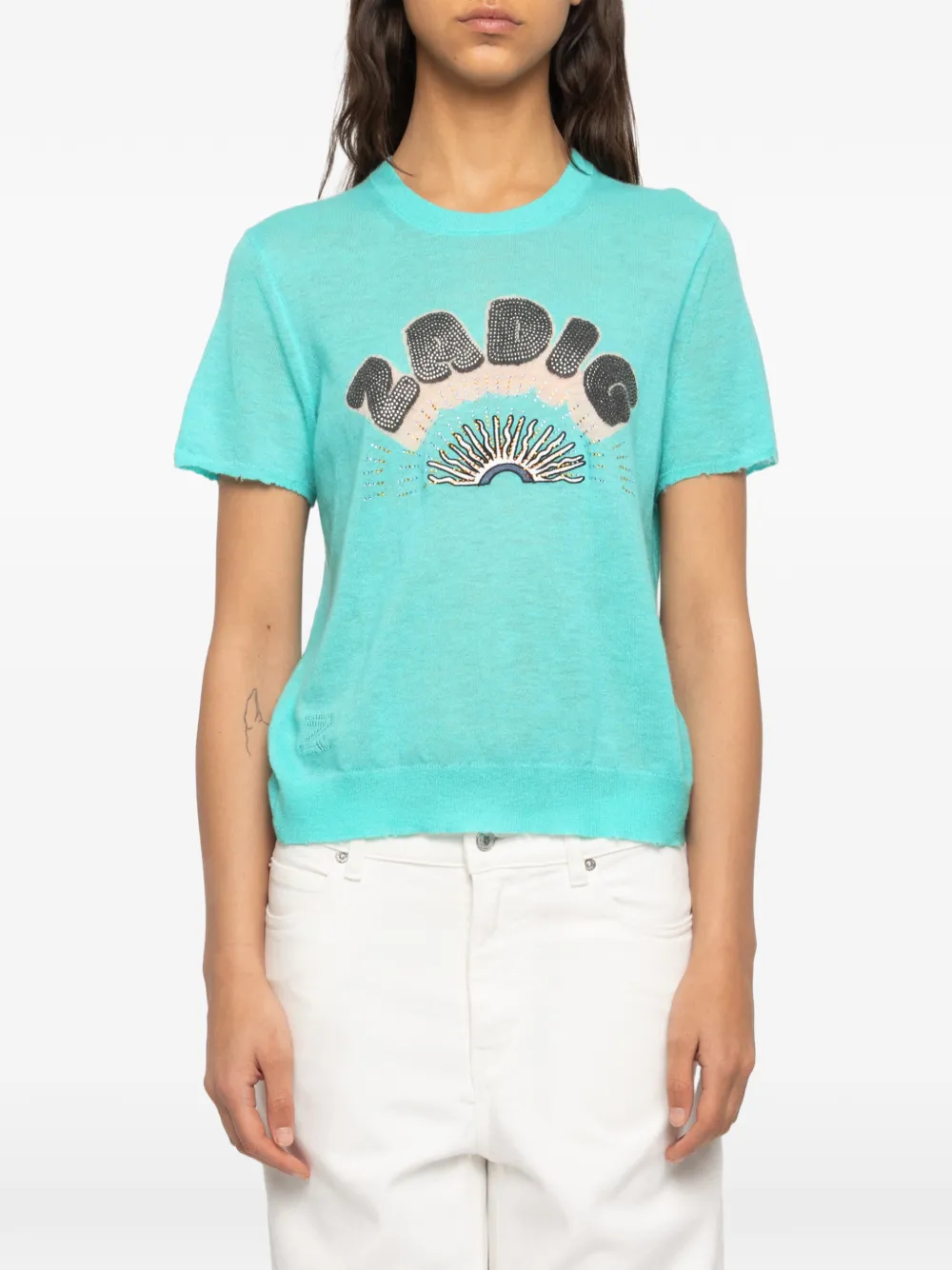 Zadig&Voltaire Idal T-shirt met korte mouwen Blauw