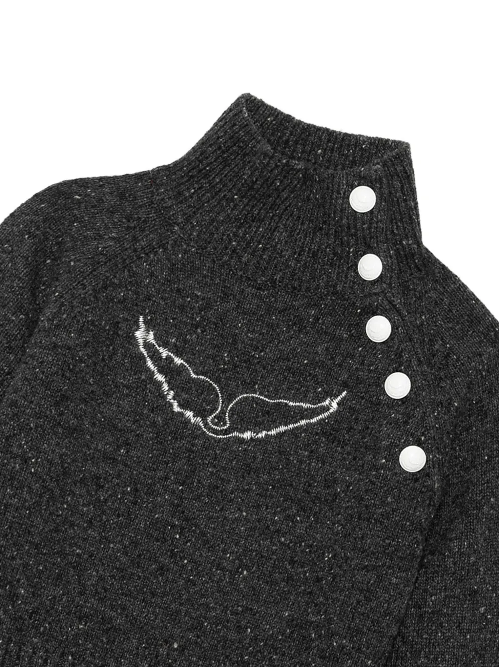 Zadig & Voltaire Kids Almet Wings trui Grijs