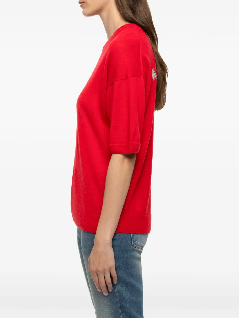 Zadig&Voltaire Idaz trui van 100% kasjmier Rood