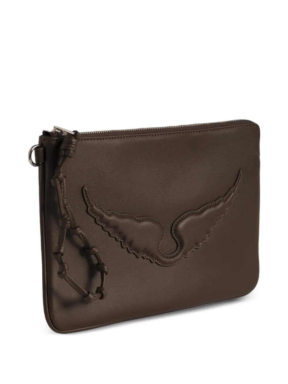 Zadig&Voltaire Angel clutch Bruin