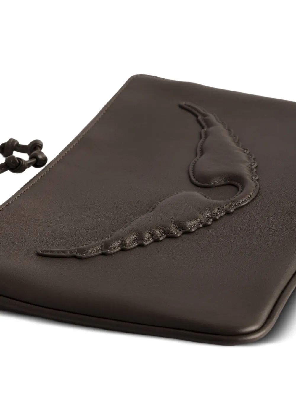 Zadig&Voltaire Angel clutch Bruin