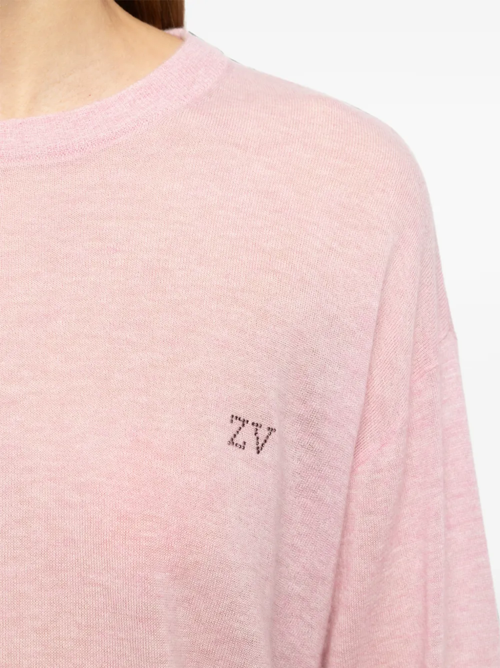 Zadig&Voltaire Swapy trui 100% kasjmier Roze