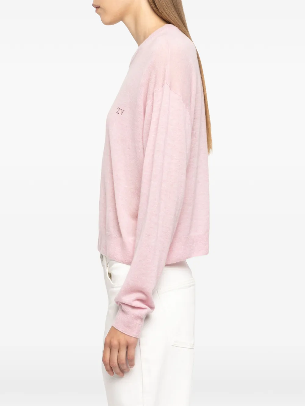 Zadig&Voltaire Swapy trui 100% kasjmier Roze