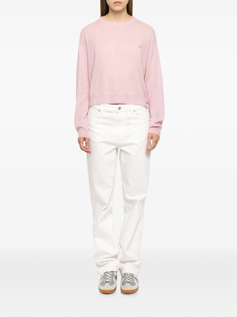 Zadig&Voltaire Swapy trui 100% kasjmier Roze