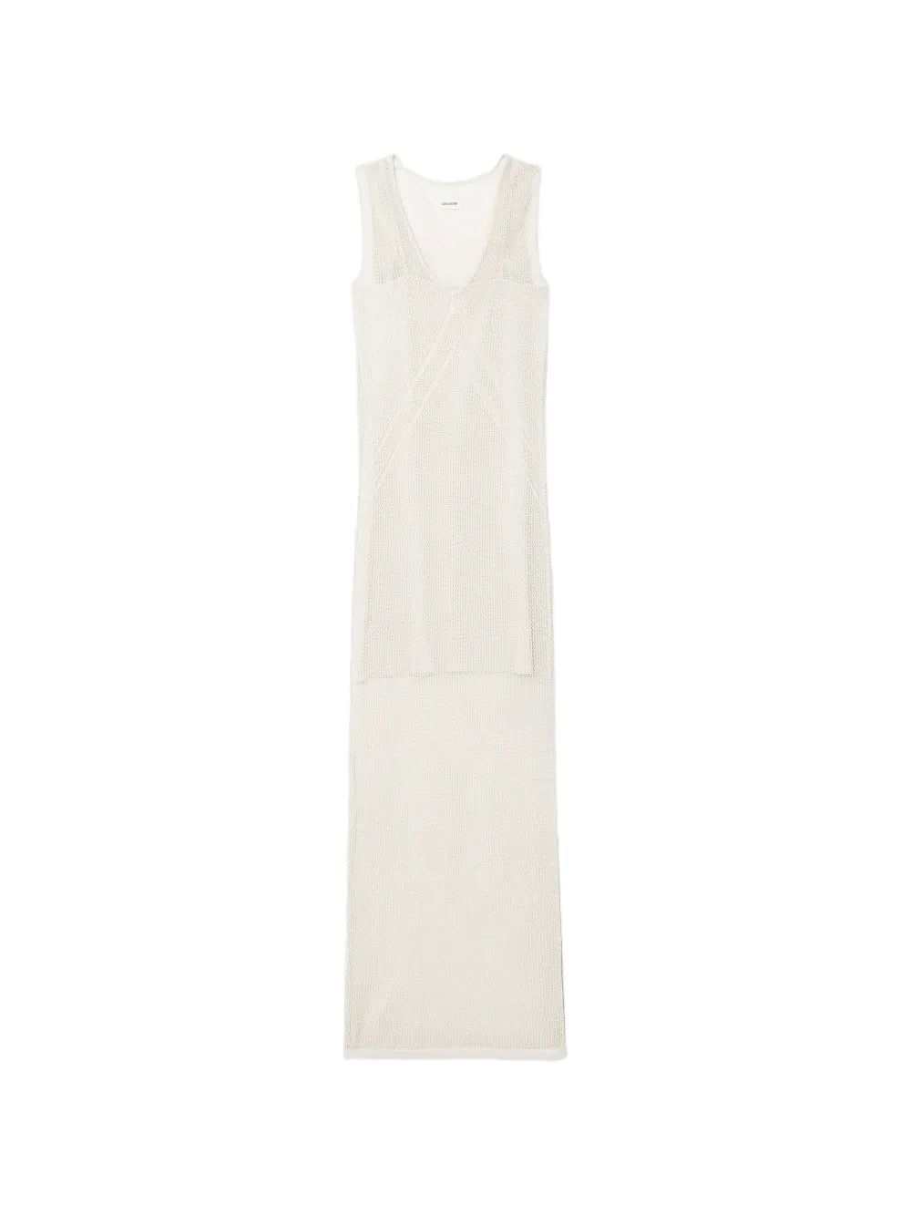 Zadig&Voltaire Riza open-knit wing-motif maxi dress - Toni neutri