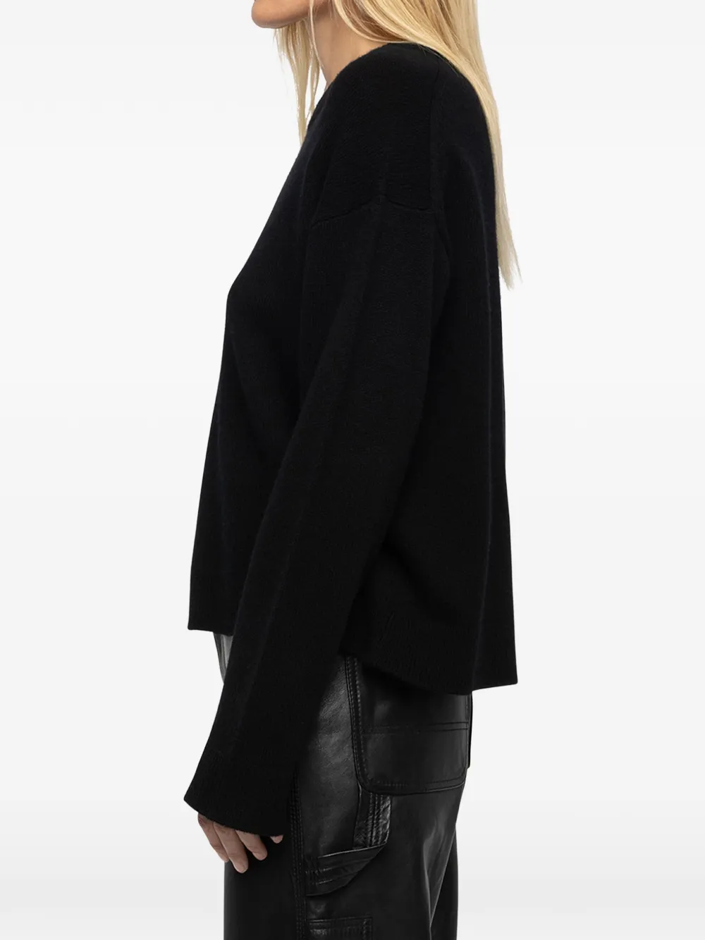 Zadig&Voltaire Perya leren broek Zwart